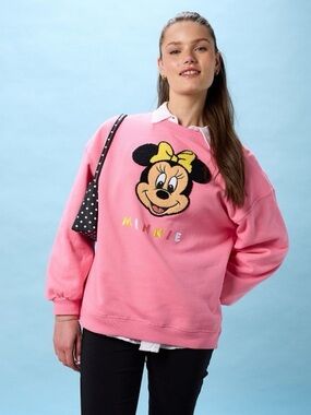 Disney parks Pink Minnie Crewneck Sweatshirt
